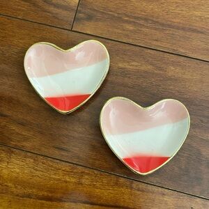 Spritz Heart Plates - Valentines